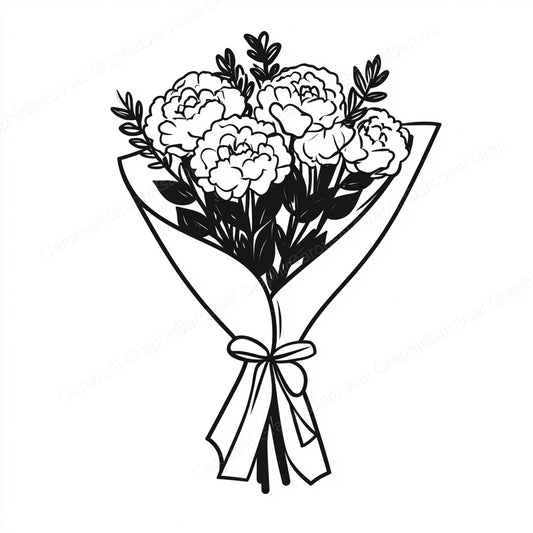 Carnation Vector Graphic preview
