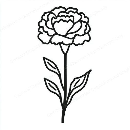 Carnation Vector Graphic preview