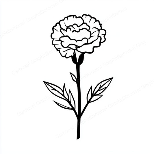 Carnation Vector Graphic preview