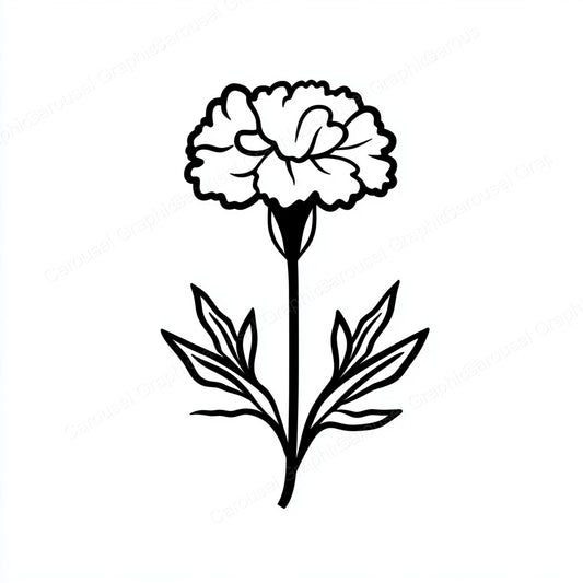 Carnation Vector Graphic preview