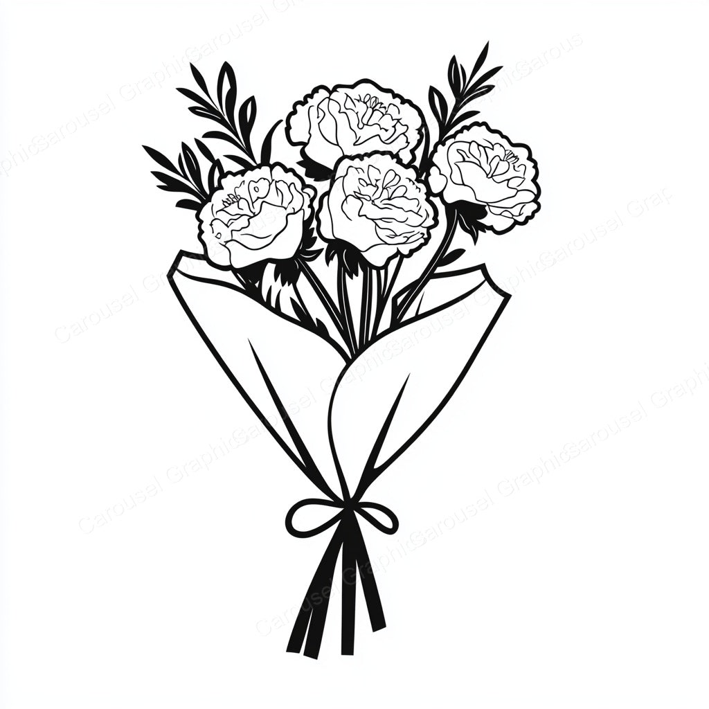 Carnation Vector Graphic preview