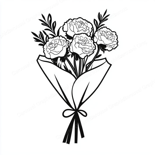 Carnation Vector Graphic preview