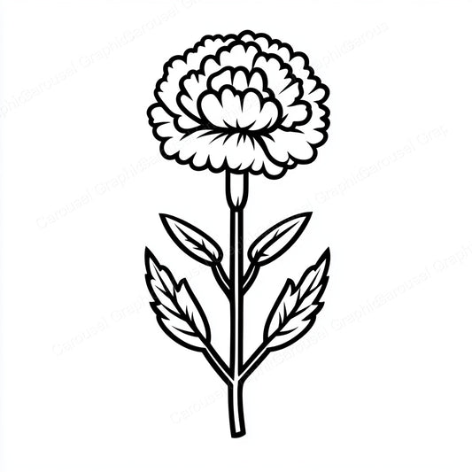 Carnation Vector Graphic preview