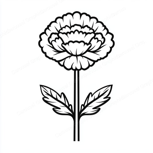 Carnation Vector Graphic preview