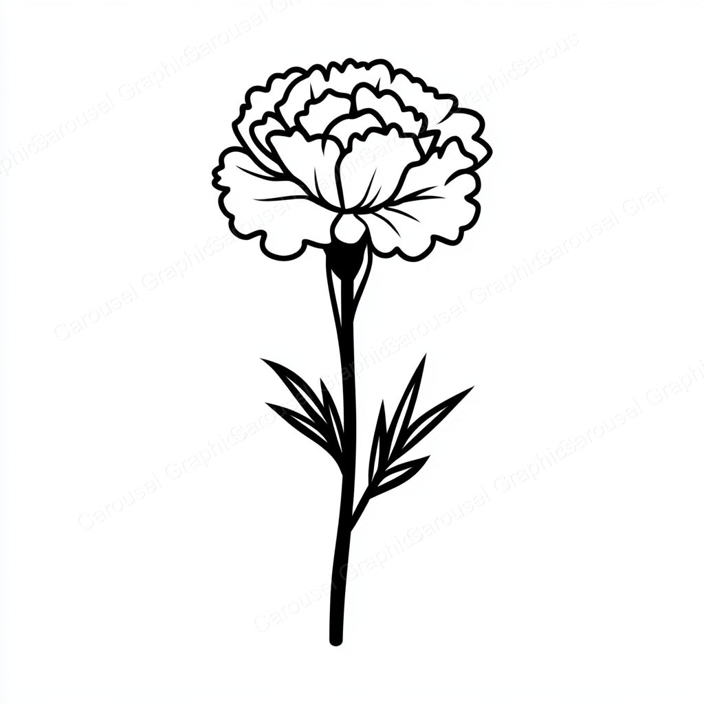 Carnation Vector Graphic preview
