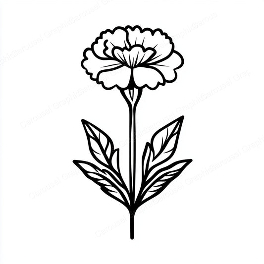 Carnation Vector Graphic preview