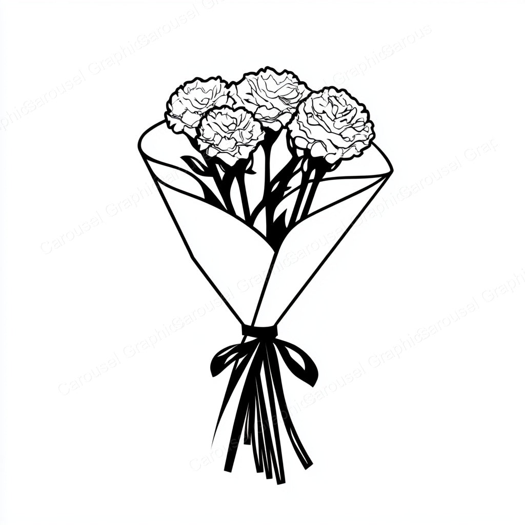 Carnation Vector Graphic preview