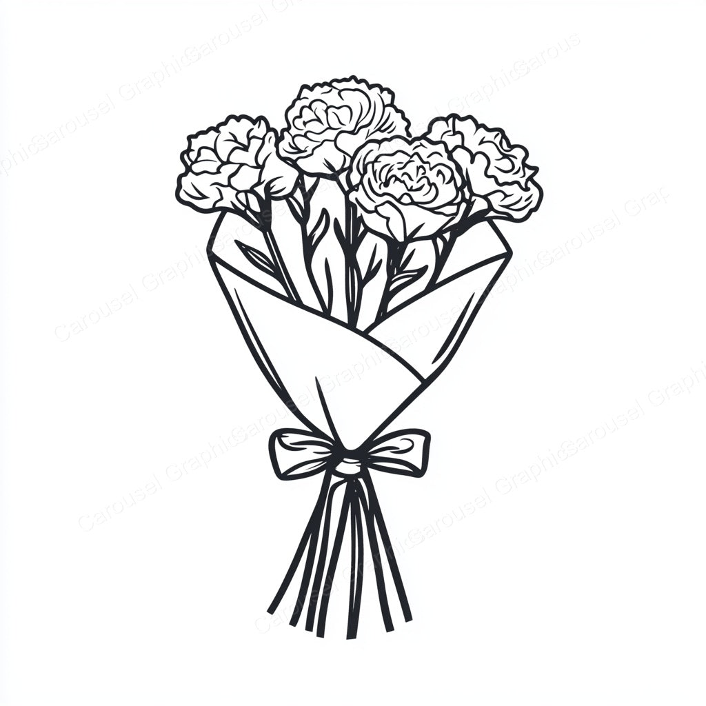 Carnation Vector Graphic preview