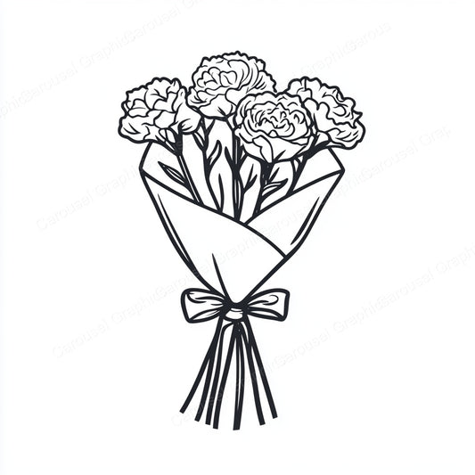 Carnation Vector Graphic preview