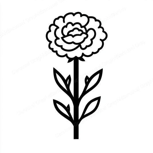 Carnation Vector Graphic preview