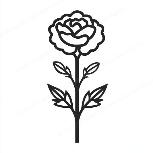 Carnation Vector Graphic preview