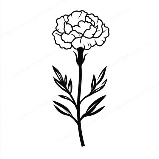 Carnation Vector Graphic preview
