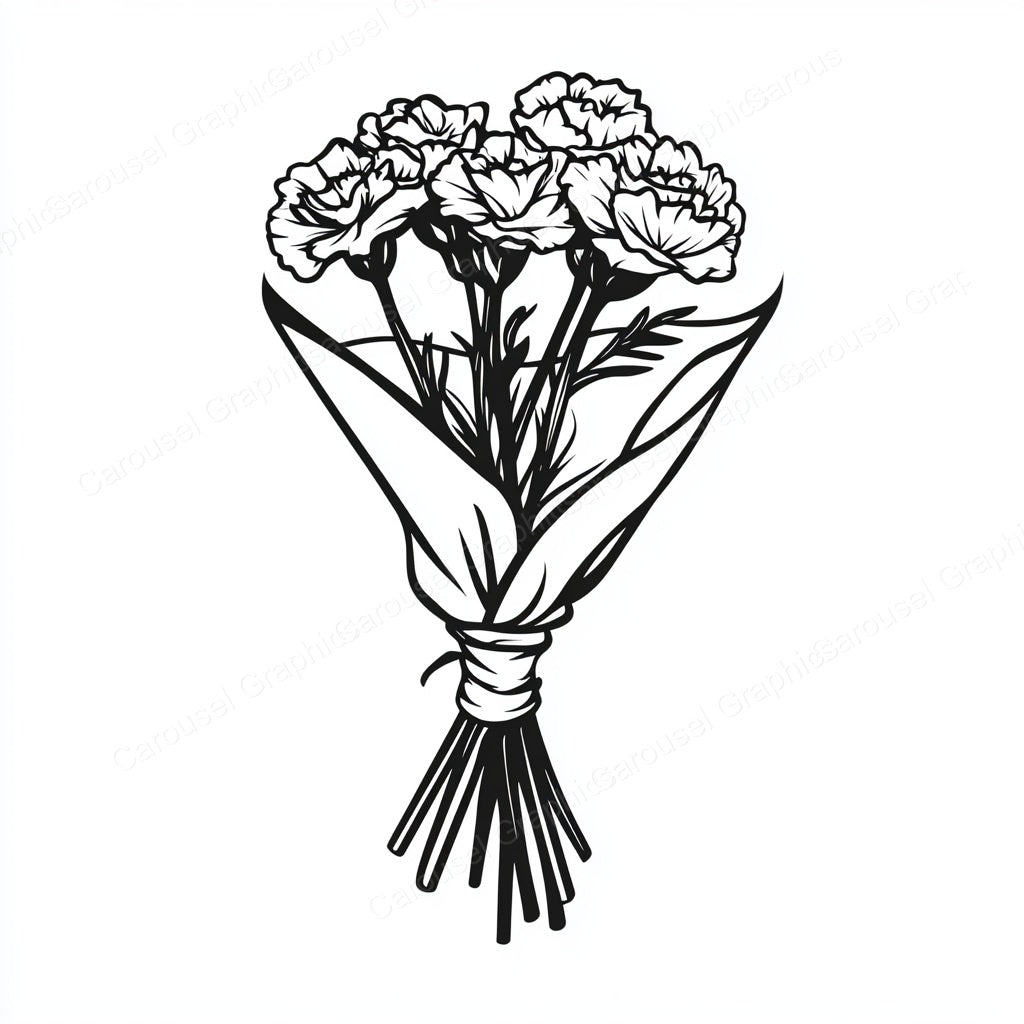Carnation Vector Graphic preview