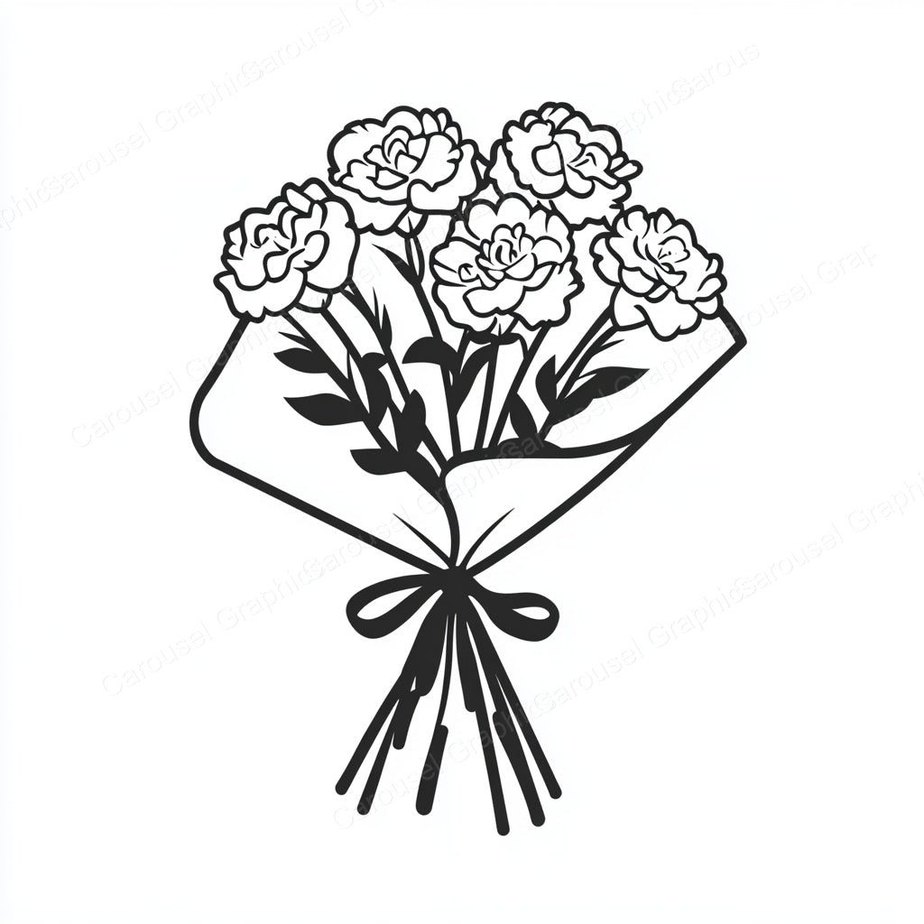 Carnation Vector Graphic preview