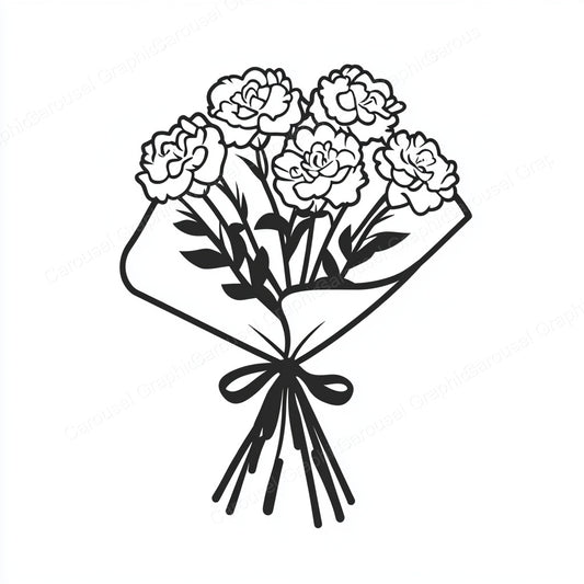 Carnation Vector Graphic preview