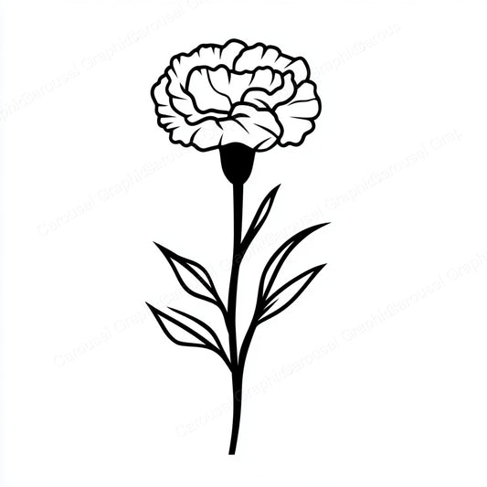 Carnation Vector Graphic preview