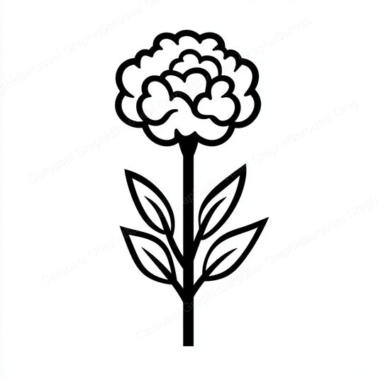 Carnation Vector Graphic preview