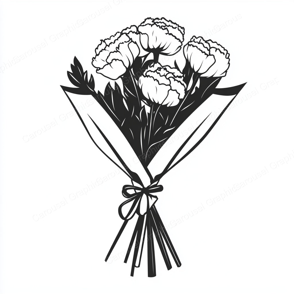 Carnation Vector Graphic preview