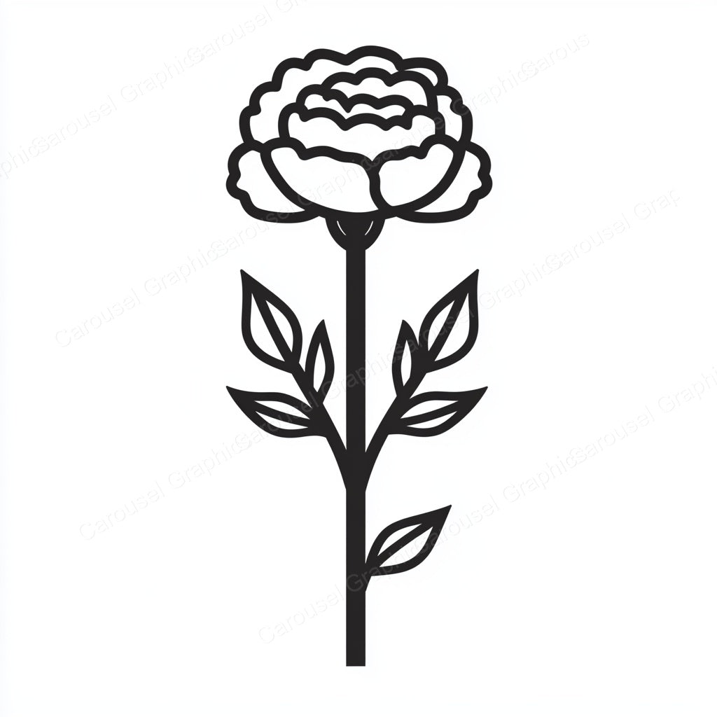 Carnation Vector Graphic preview