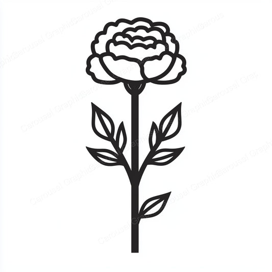 Carnation Vector Graphic preview