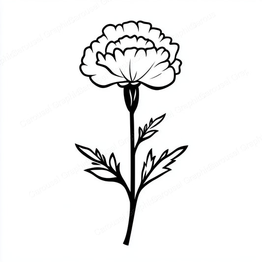 Carnation Vector Graphic preview