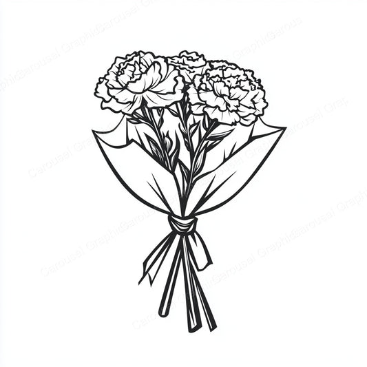 Carnation Vector Graphic preview