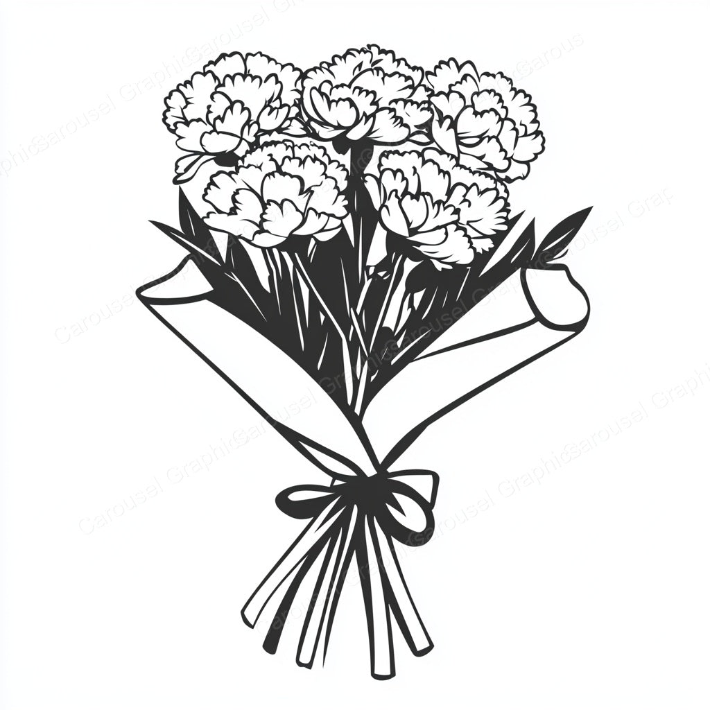 Carnation Vector Graphic preview