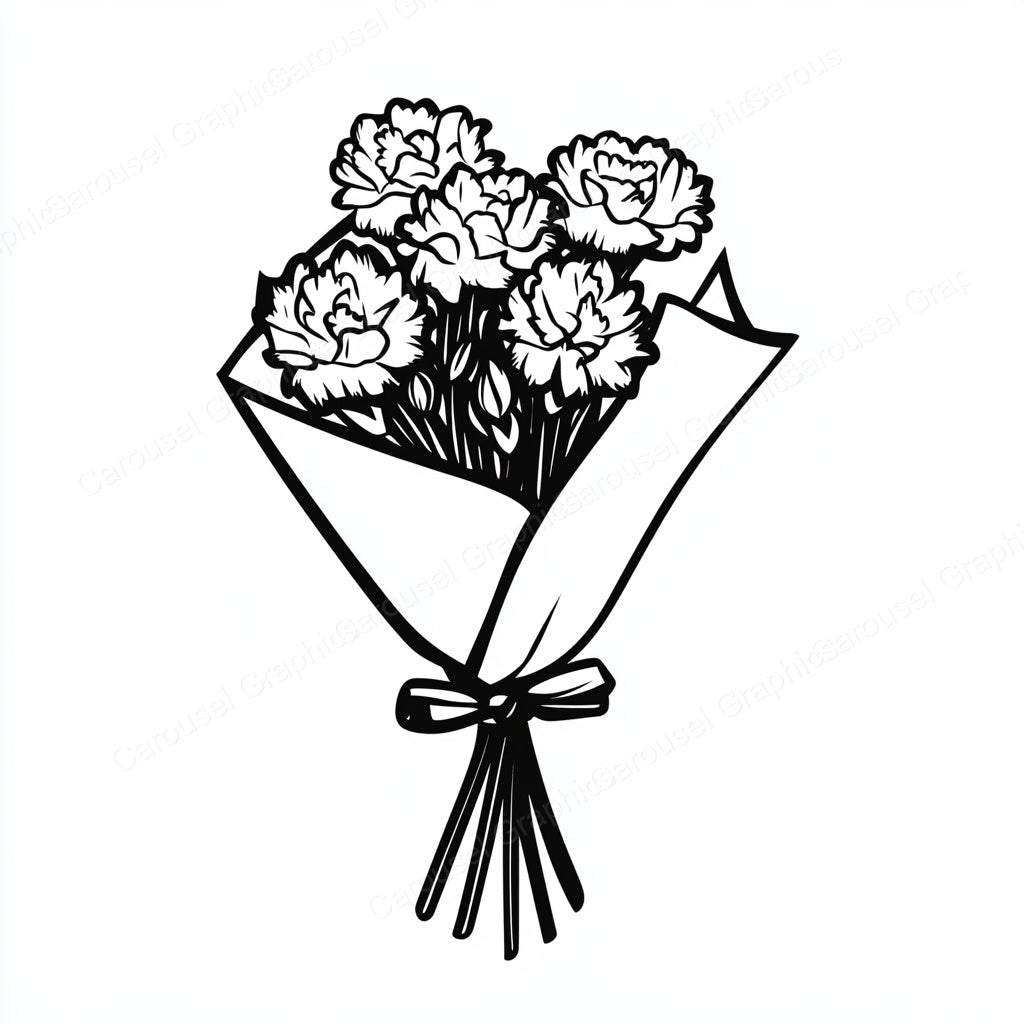 Carnation Vector Graphic preview