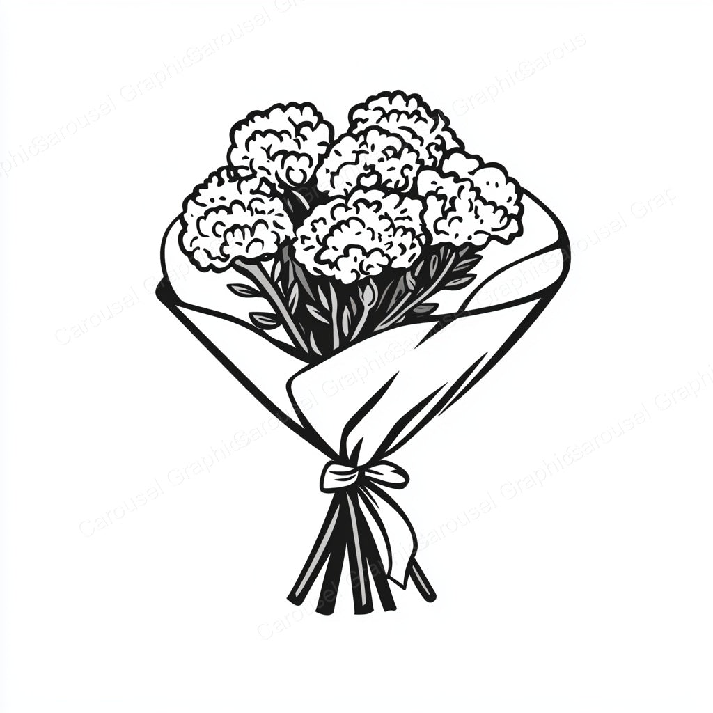 Carnation Vector Graphic preview
