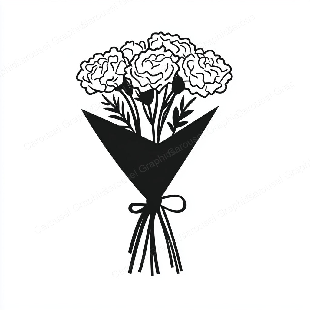 Carnation Vector Graphic preview