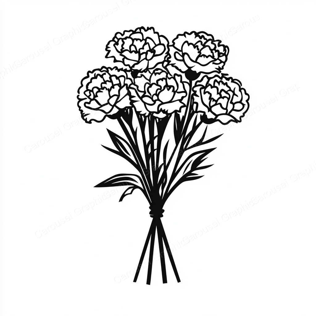 Carnation Vector Graphic preview