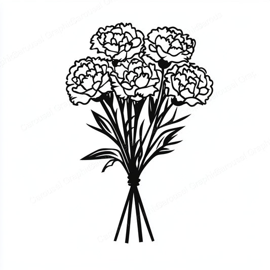 Carnation Vector Graphic preview