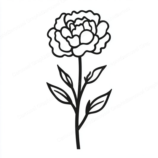 Carnation Vector Graphic preview