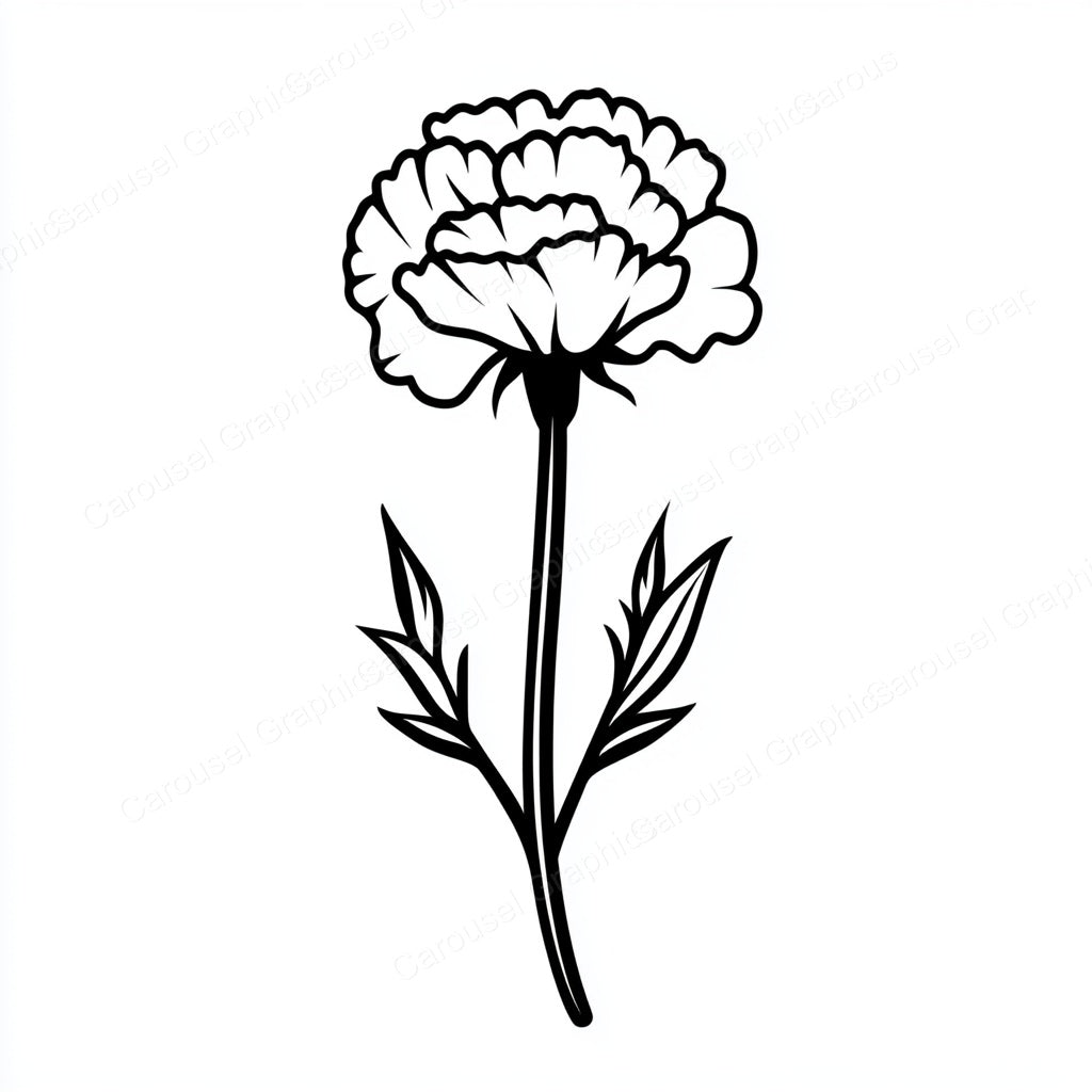 Carnation Vector Graphic preview