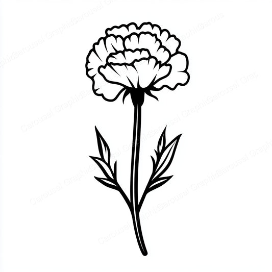 Carnation Vector Graphic preview