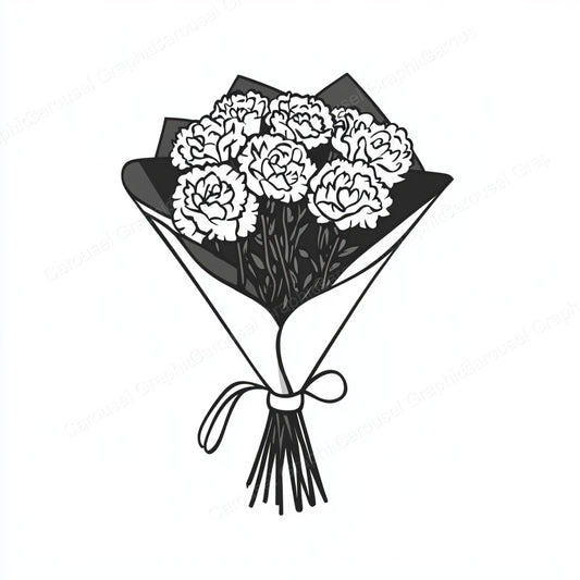 Carnation Vector Graphic preview