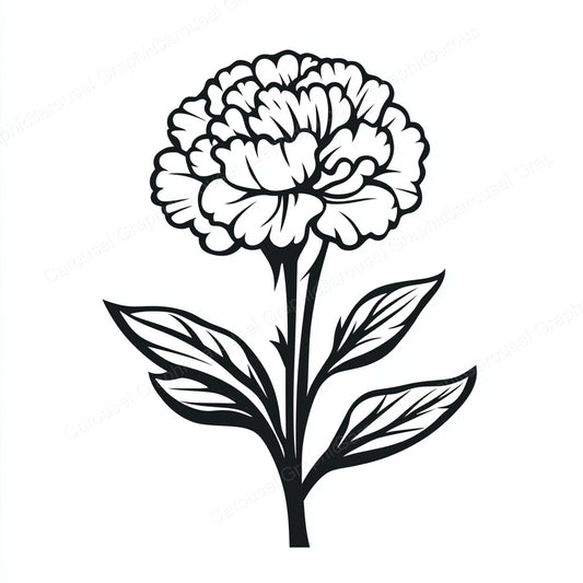 Carnation Vector Graphic preview