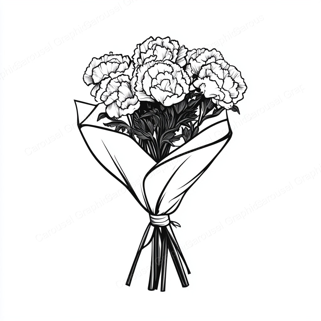 Carnation Vector Graphic preview