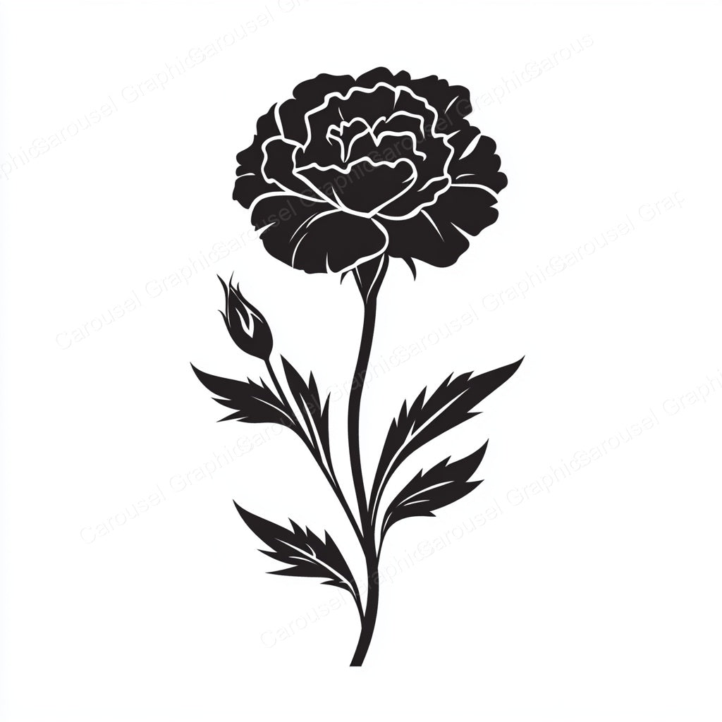 Carnation Vector Graphic preview