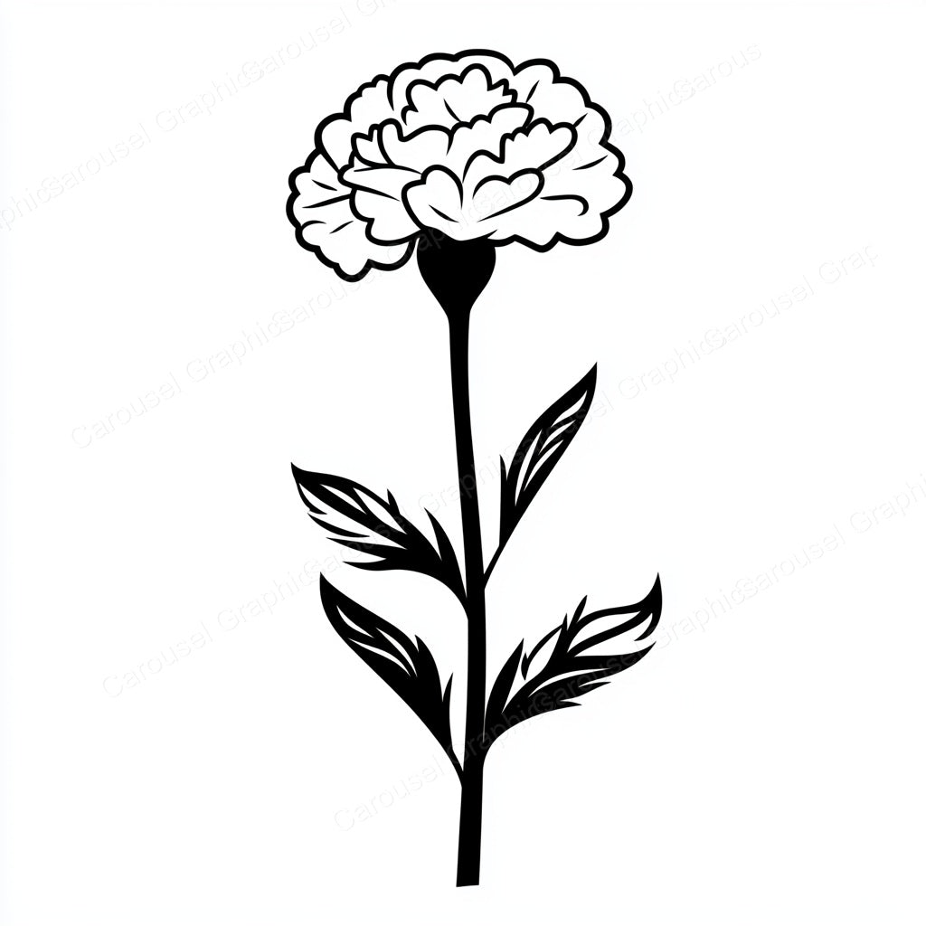 Carnation Vector Graphic preview