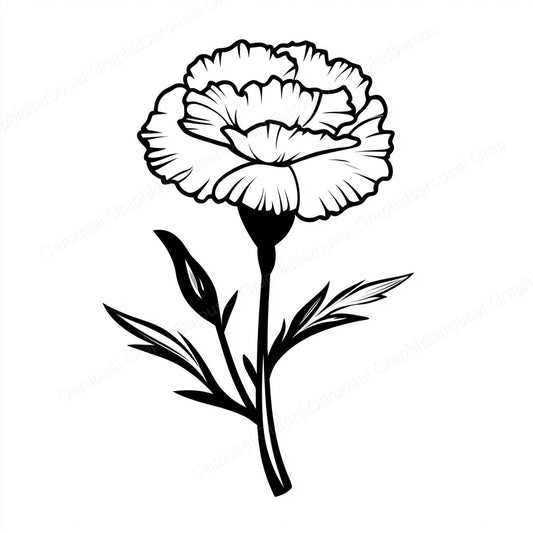 Carnation Vector Graphic preview