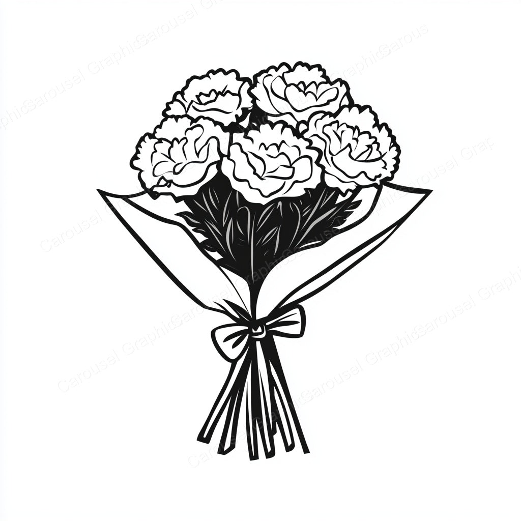 Carnation Vector Graphic preview