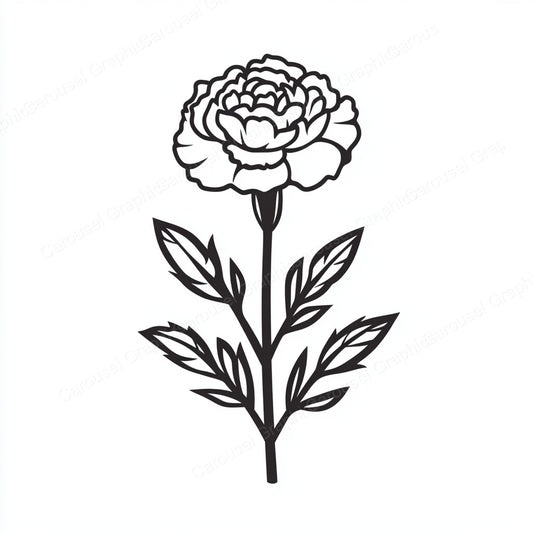 Carnation Vector Graphic preview