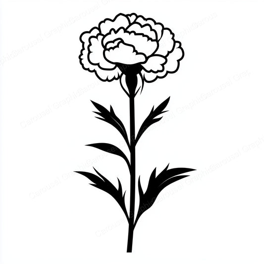 Carnation Vector Graphic preview