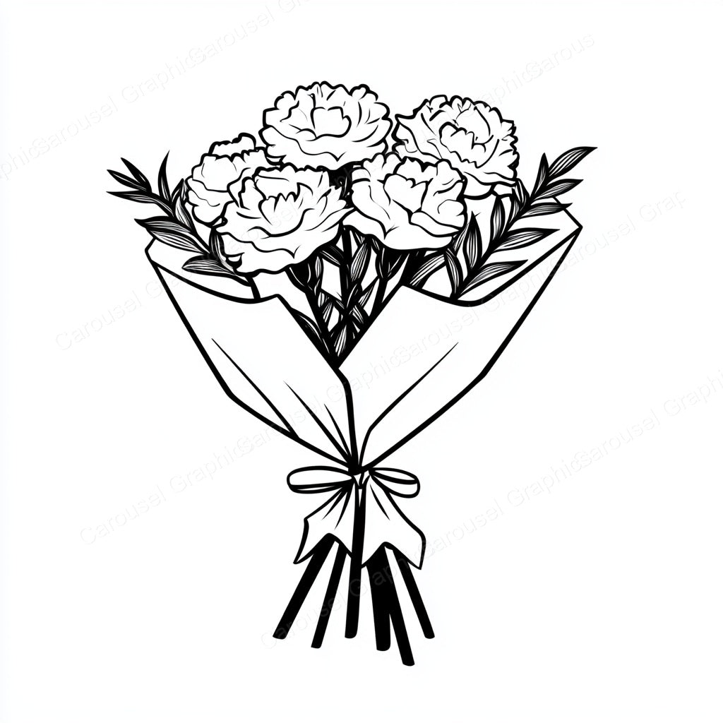 Carnation Vector Graphic preview