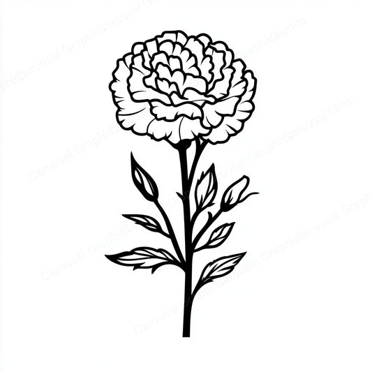 Carnation Vector Graphic preview