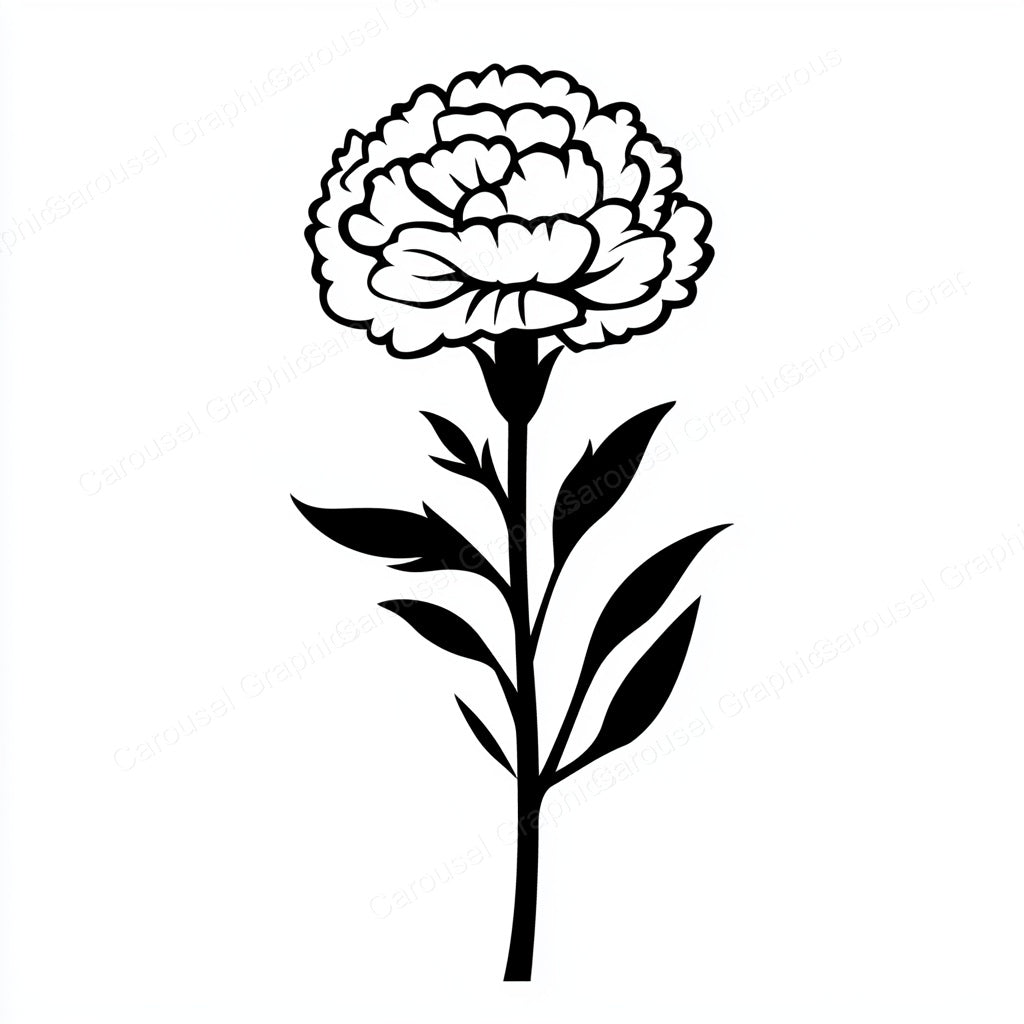 Carnation Vector Graphic preview