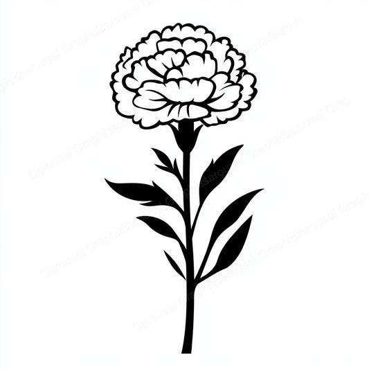Carnation Vector Graphic preview