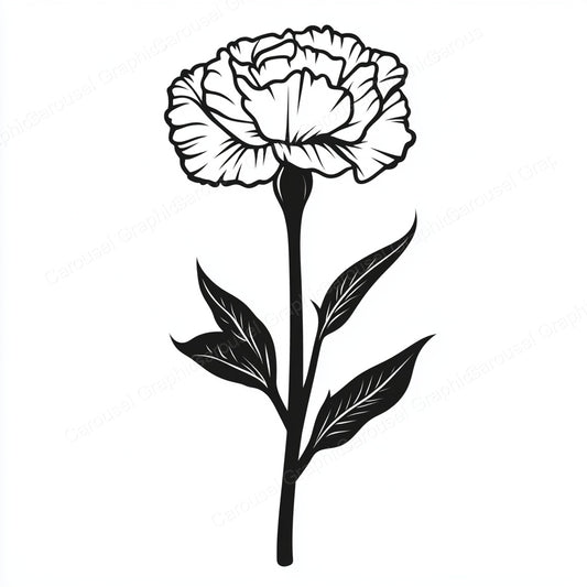 Carnation Vector Graphic preview