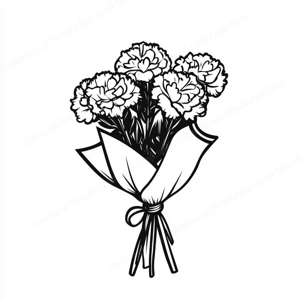 Carnation Vector Graphic preview